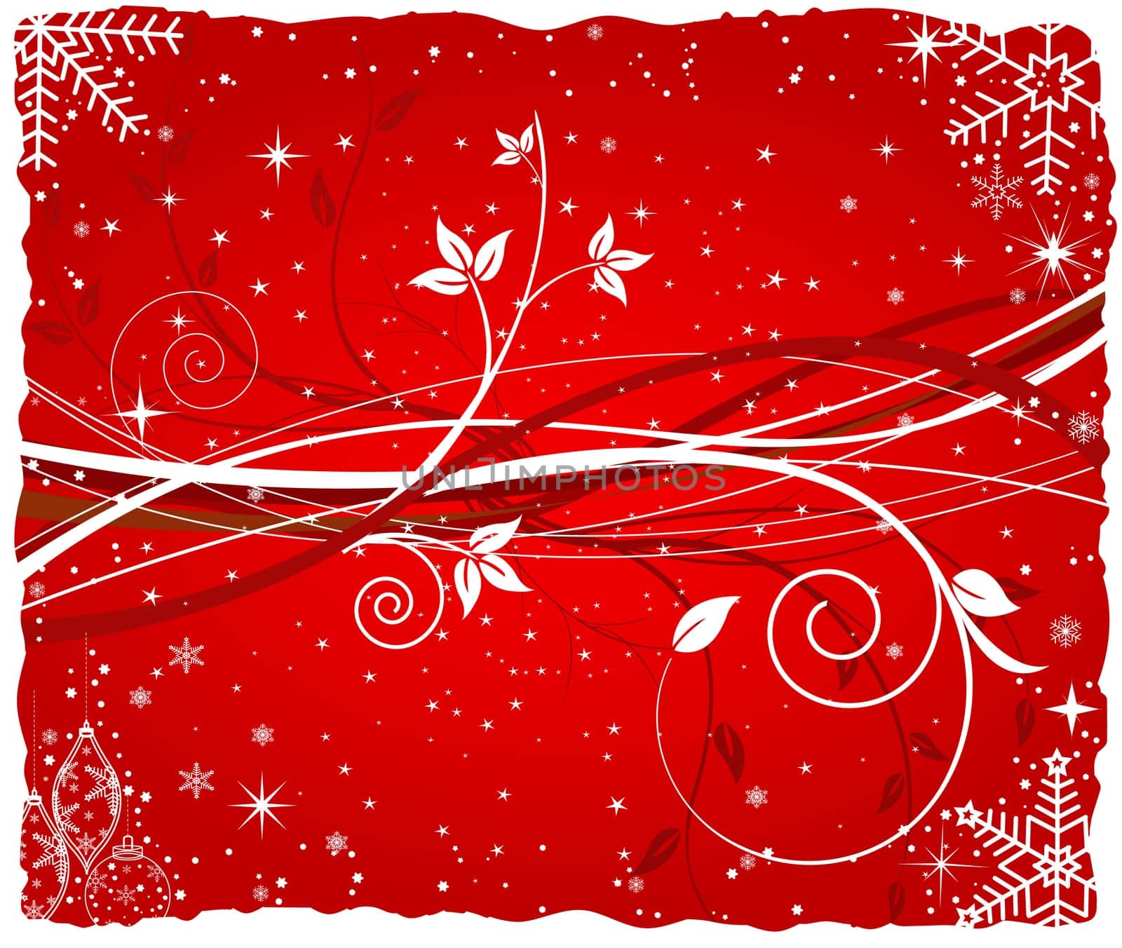 Abstract  artistic  floral background - vector