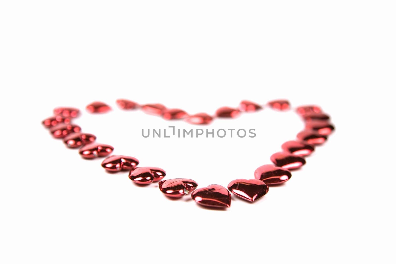 Hearts shaped in the form of a heart