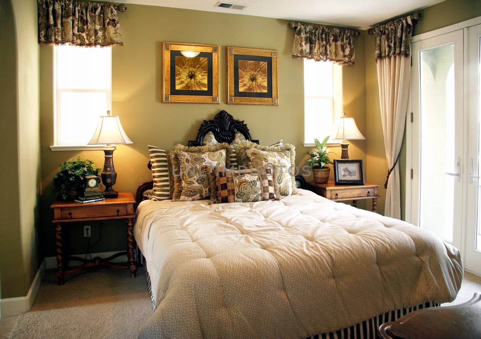 The pictures on the wall are my own images