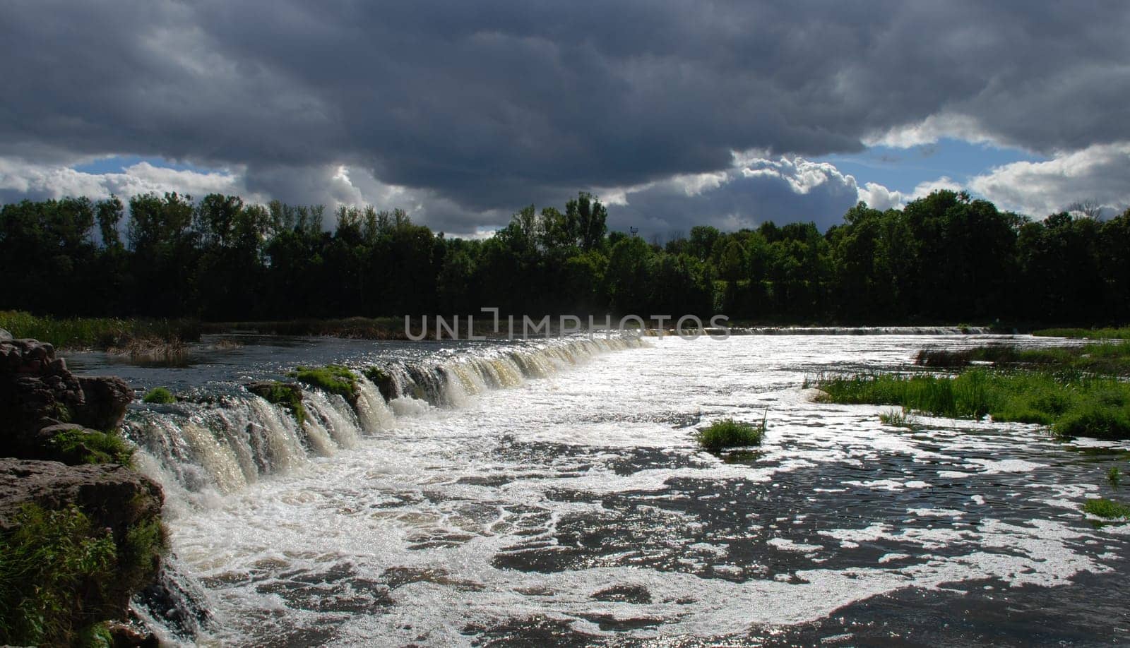 Kuldiga Old Town, Ventas Rumba Waterfall, and Kuldiga Old Bridge    Kuldiga Old Town is a candidate for UNESCO World Heritage Site status. The town also boasts the widest waterfall in the Baltics on the River Venta - 2 m high and 249 m wide. The waterfall