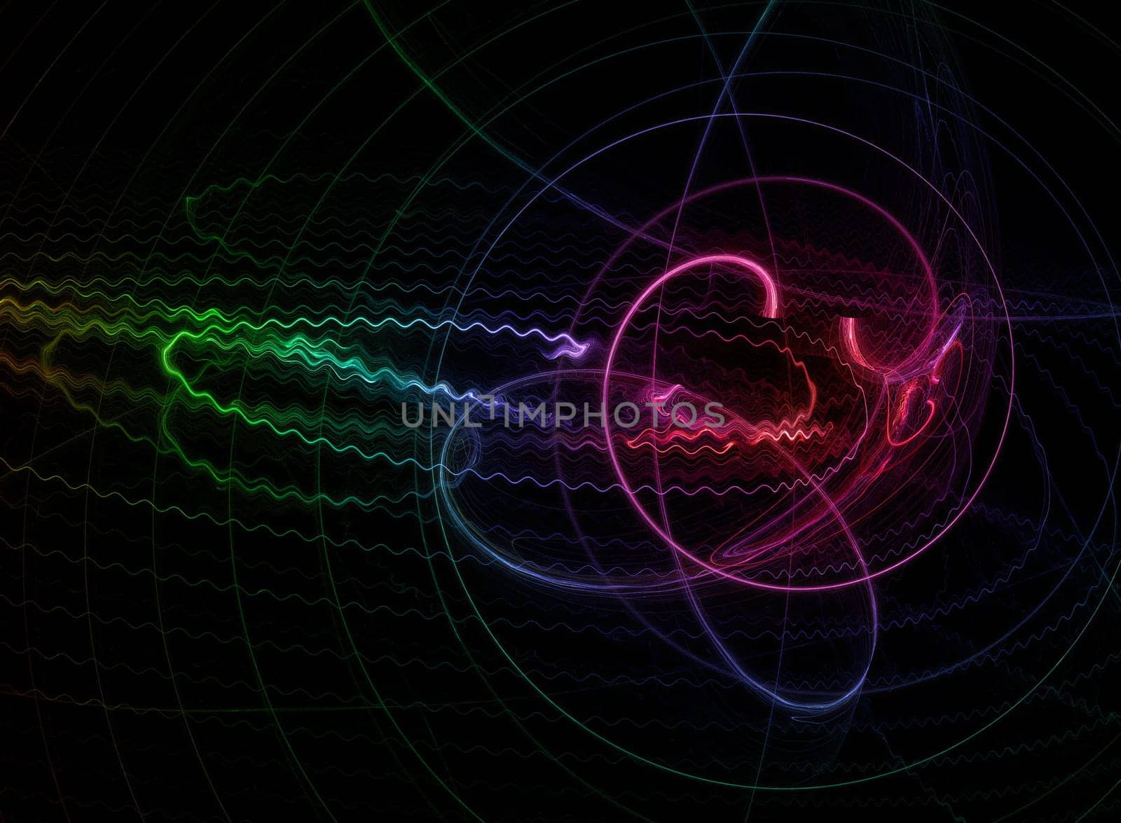hires computer generated image of abstract futuristic graphic