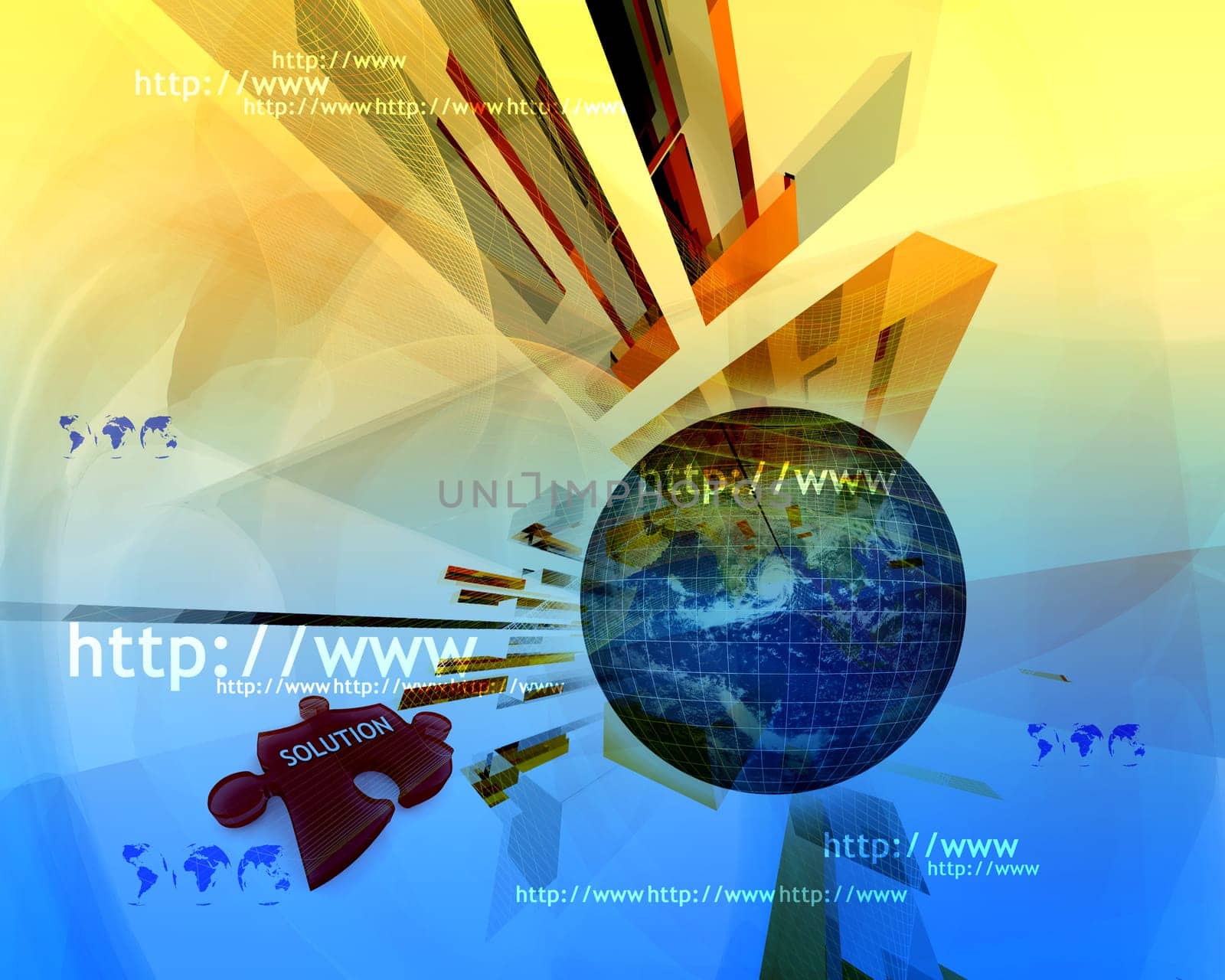 Graphically created WWW and HTTP