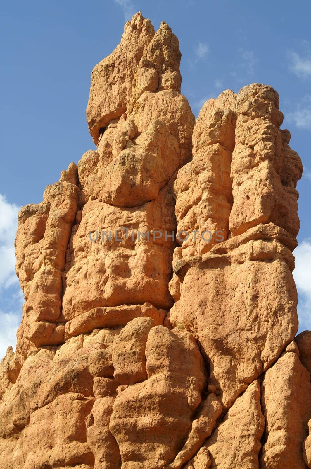 Bizarre rock formation in Red Canyon, Utah, USA