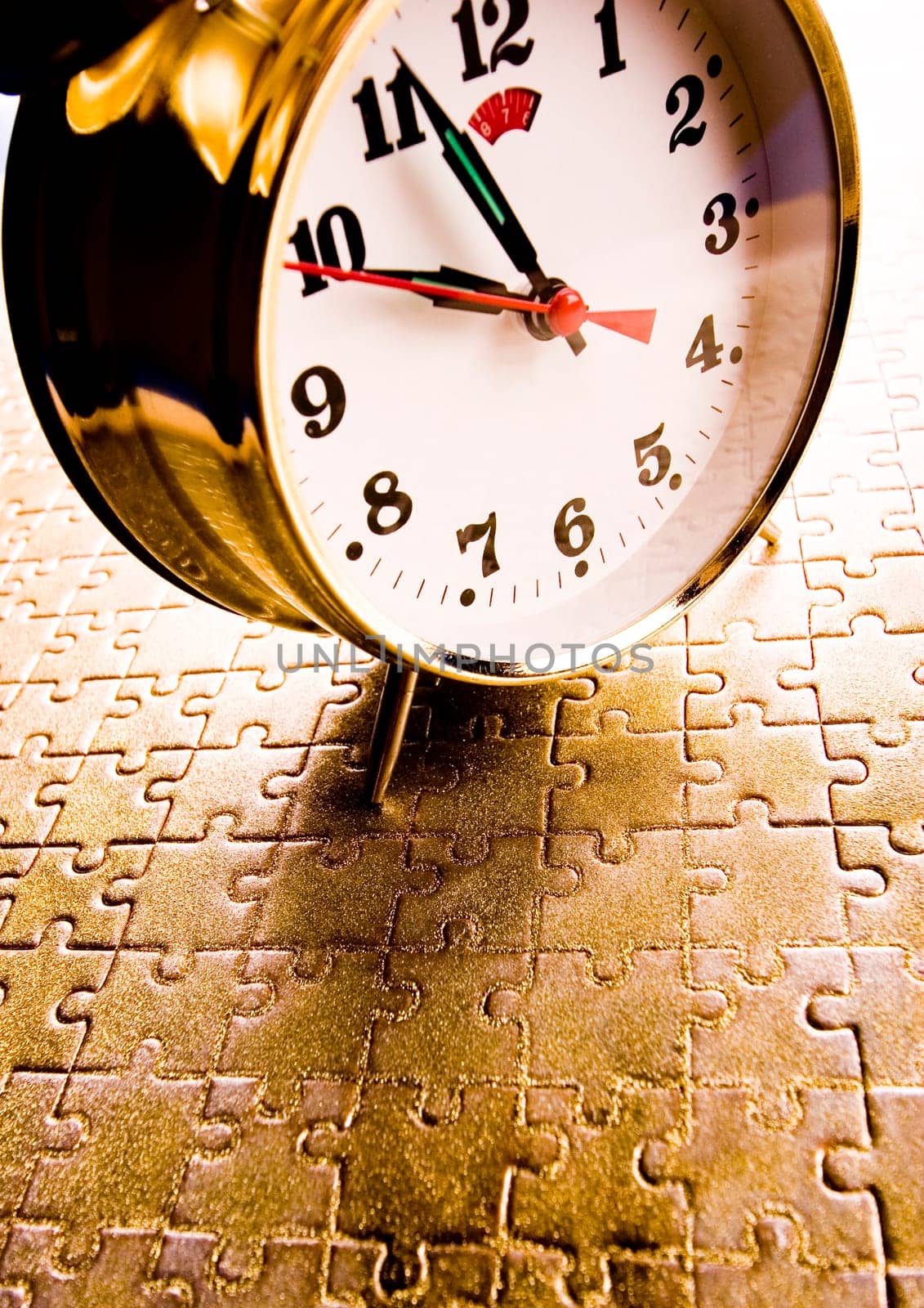 Alarm clock is an instrument that shows you what time it is.
