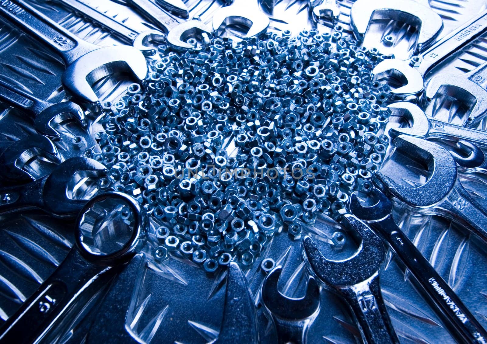 There are different kinds of tools - open-ended and combination spanners.
