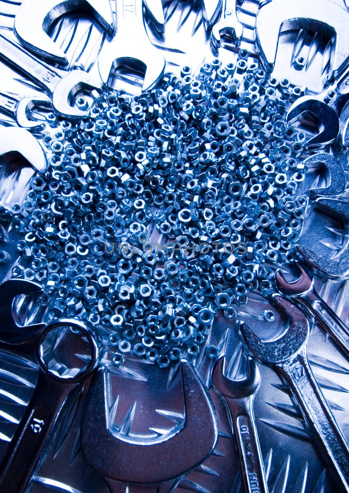 There are different kinds of tools - open-ended and combination spanners.