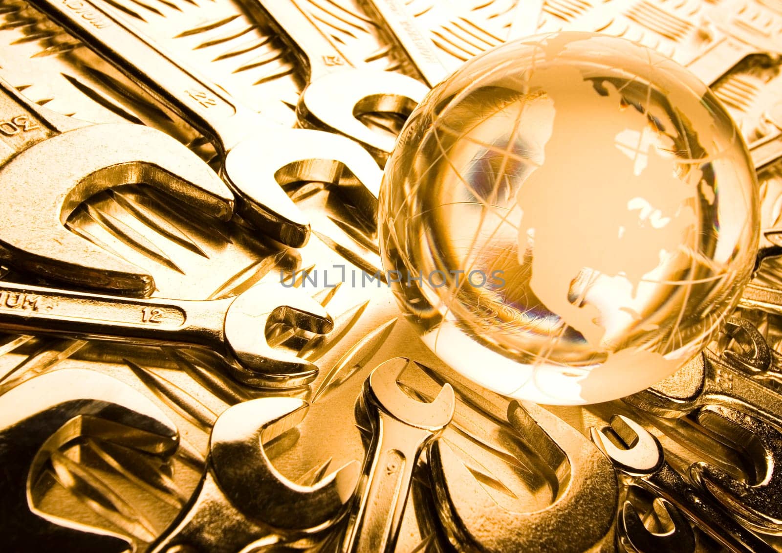 There are different kinds of tools - open-ended and combination spanners.