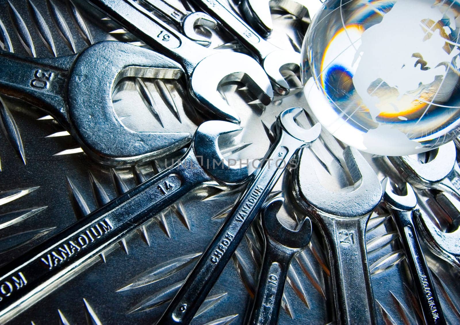 There are different kinds of tools - open-ended and combination spanners.