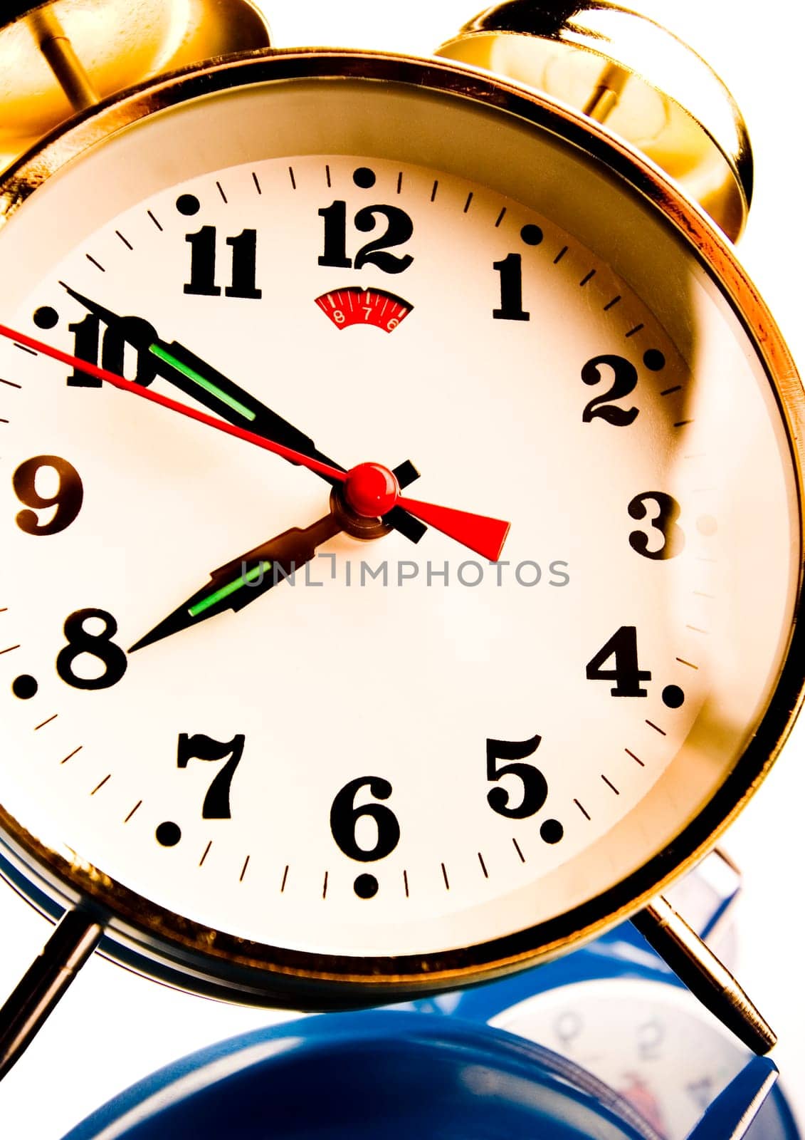 Alarm clock is an instrument that shows you what time it is.