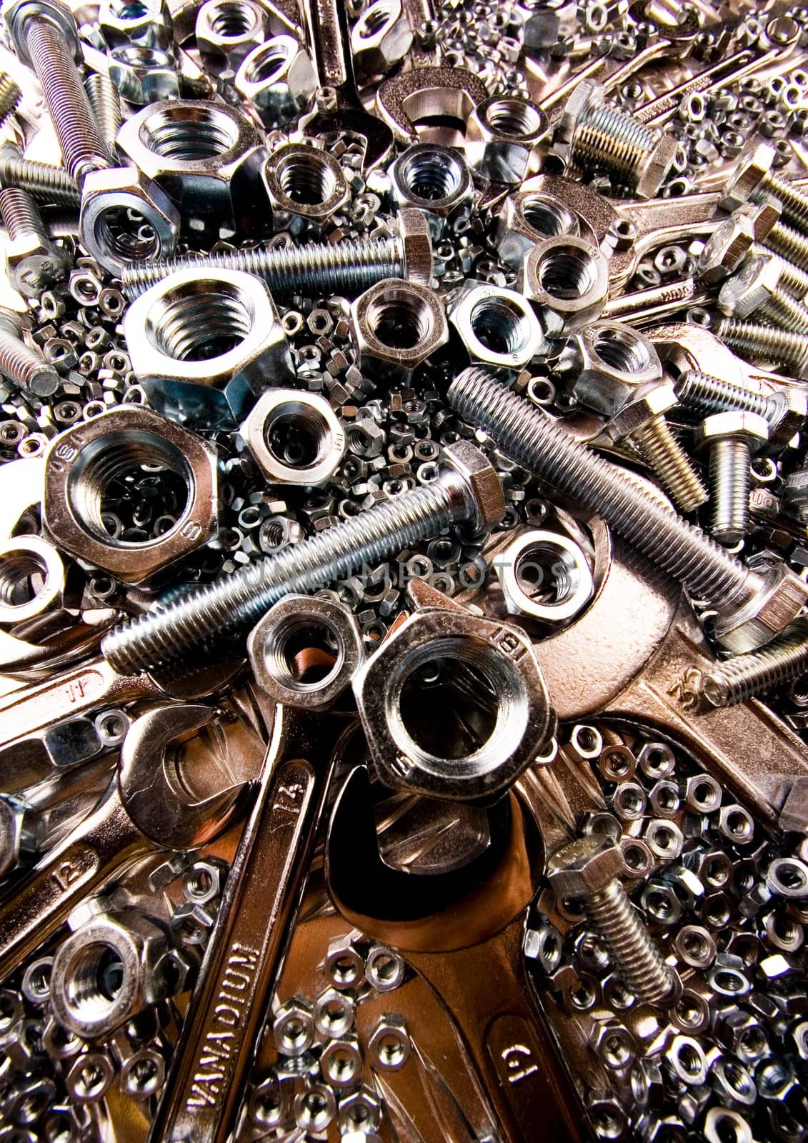 There are different kinds of tools - open-ended and combination spanners.
