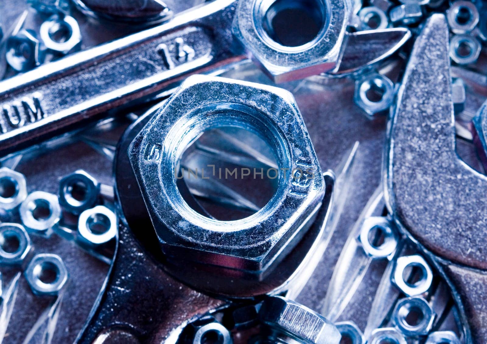 There are different kinds of tools - open-ended and combination spanners.