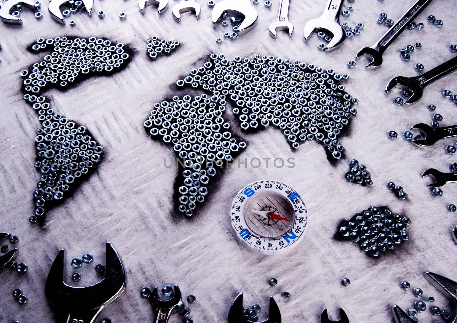 There are different kinds of tools - open-ended and combination spanners.