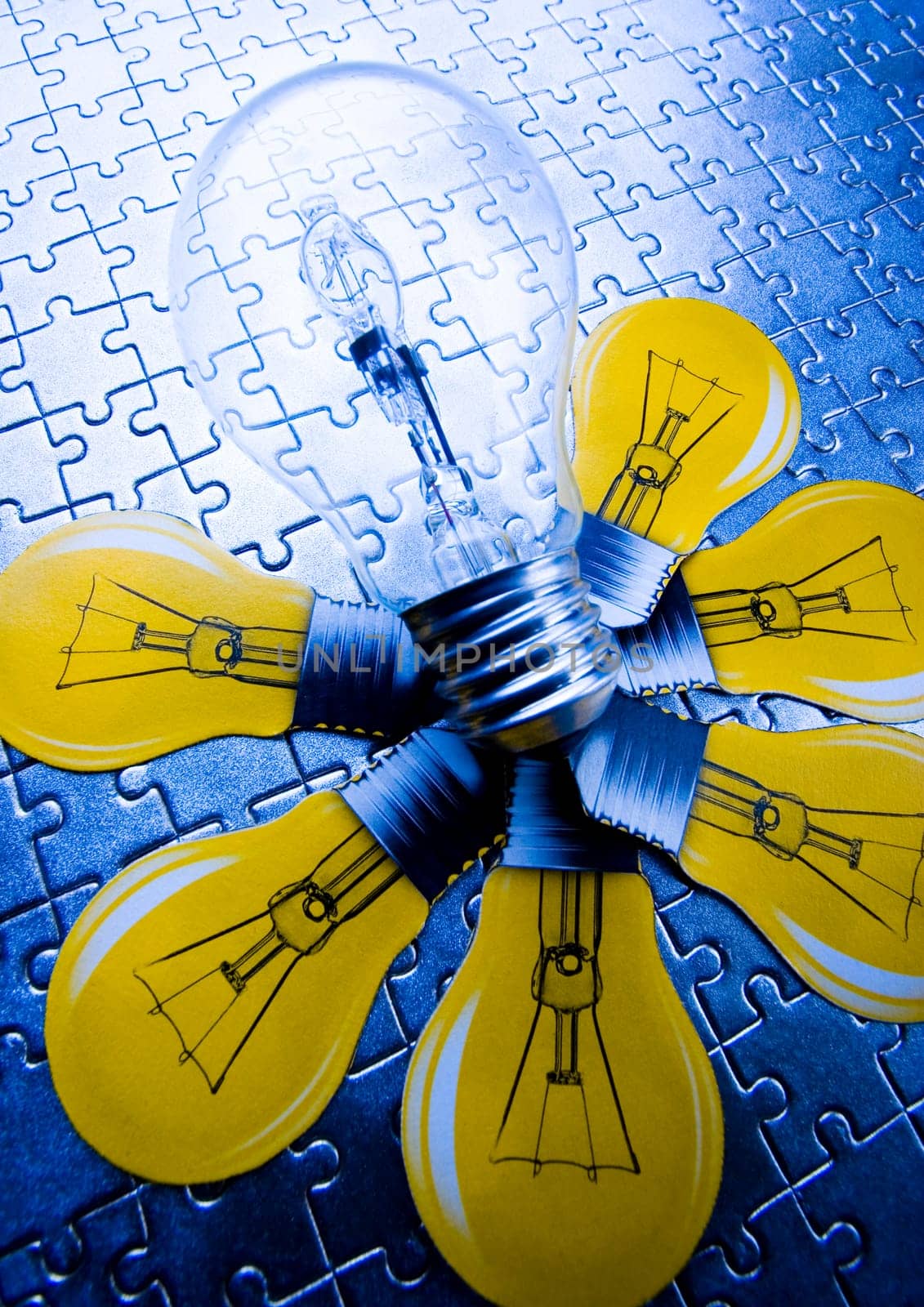 A light bulb is a source of light.