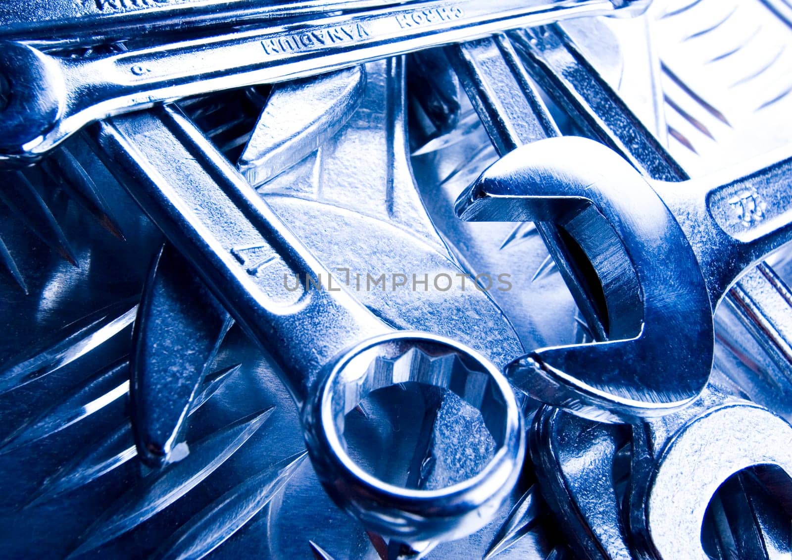 There are different kinds of tools - open-ended and combination spanners.