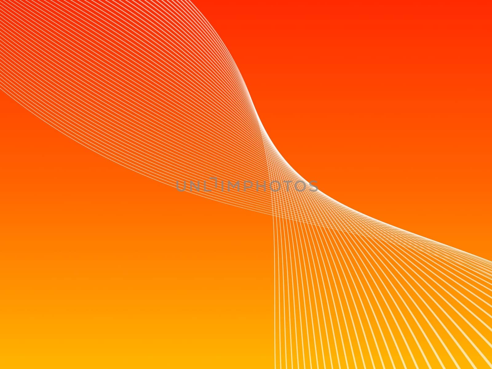 3d rendered illustration of an abstract flow
