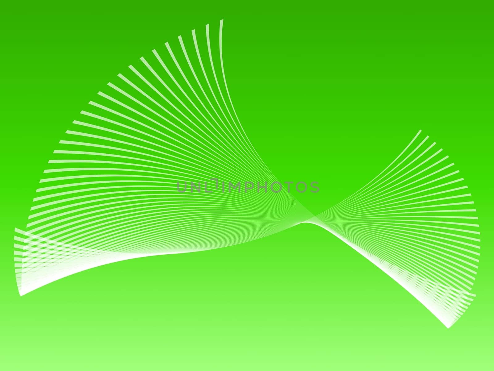3d rendered illustration of an abstract flow