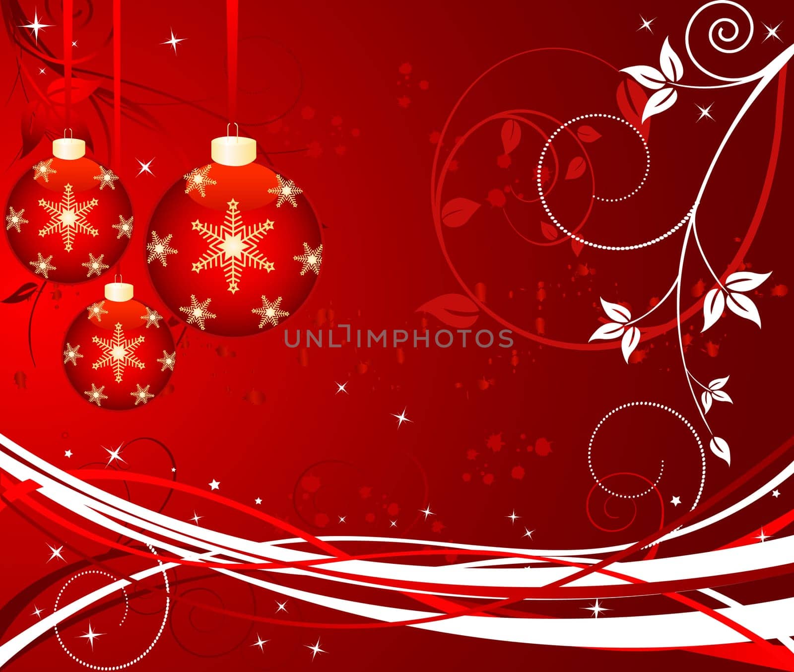 Abstract   Christmas background - vector