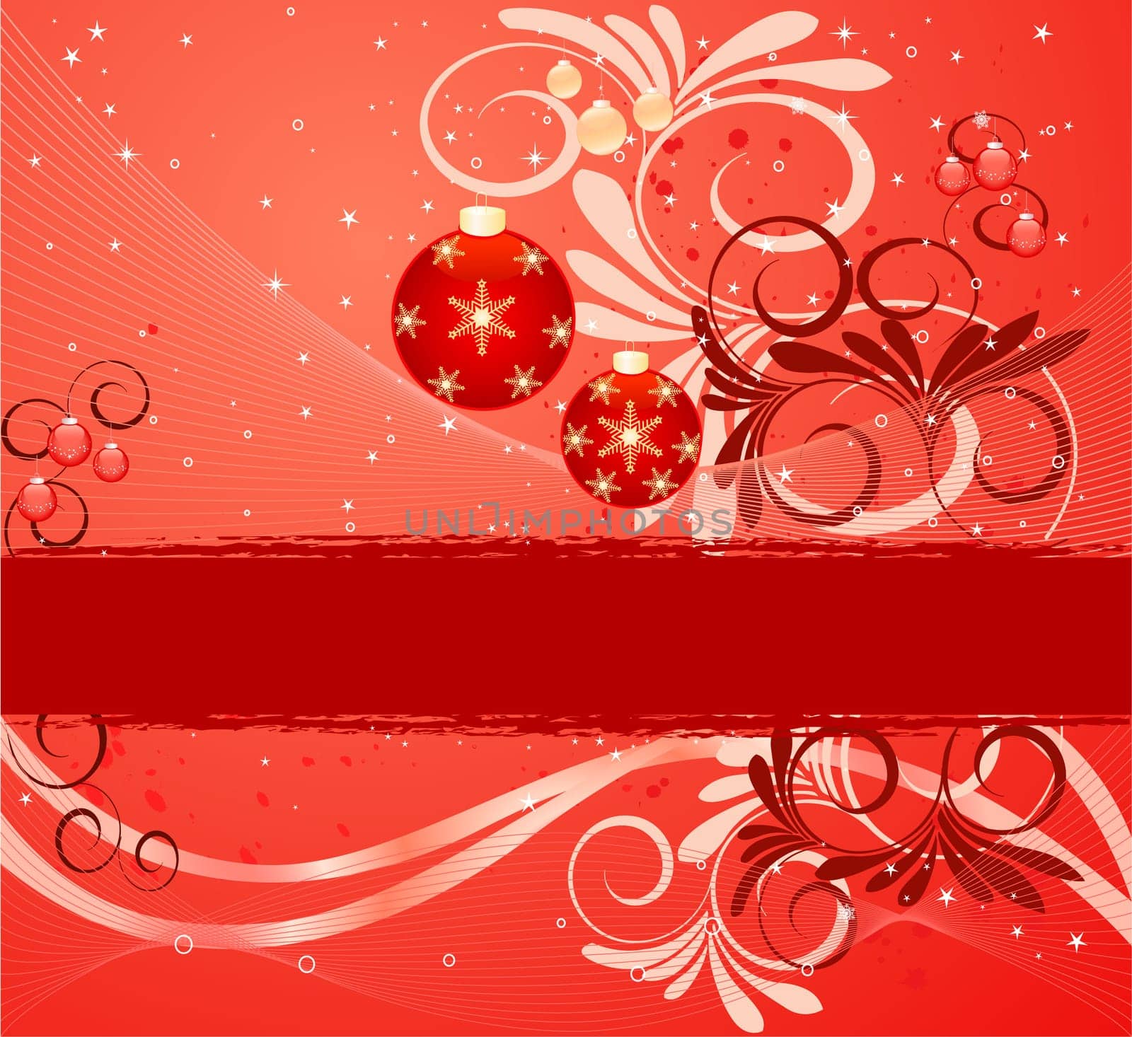 Abstract   Christmas background - vector