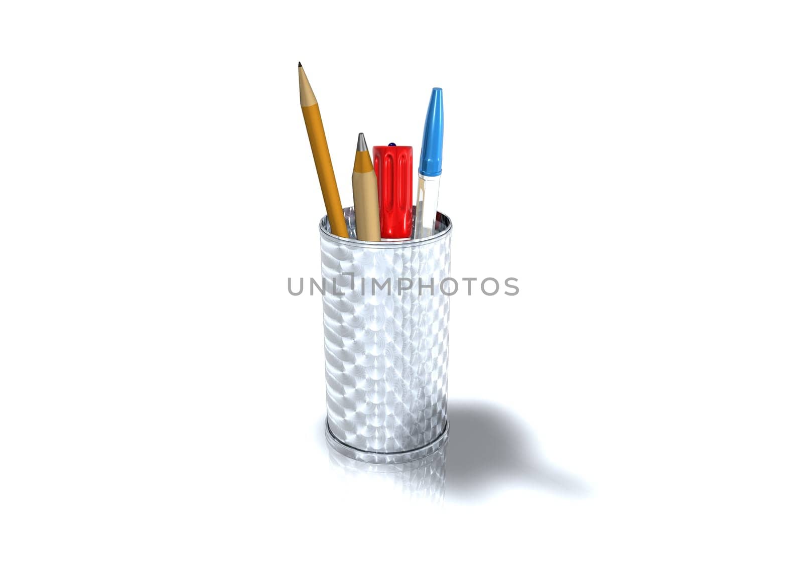 pen on white background