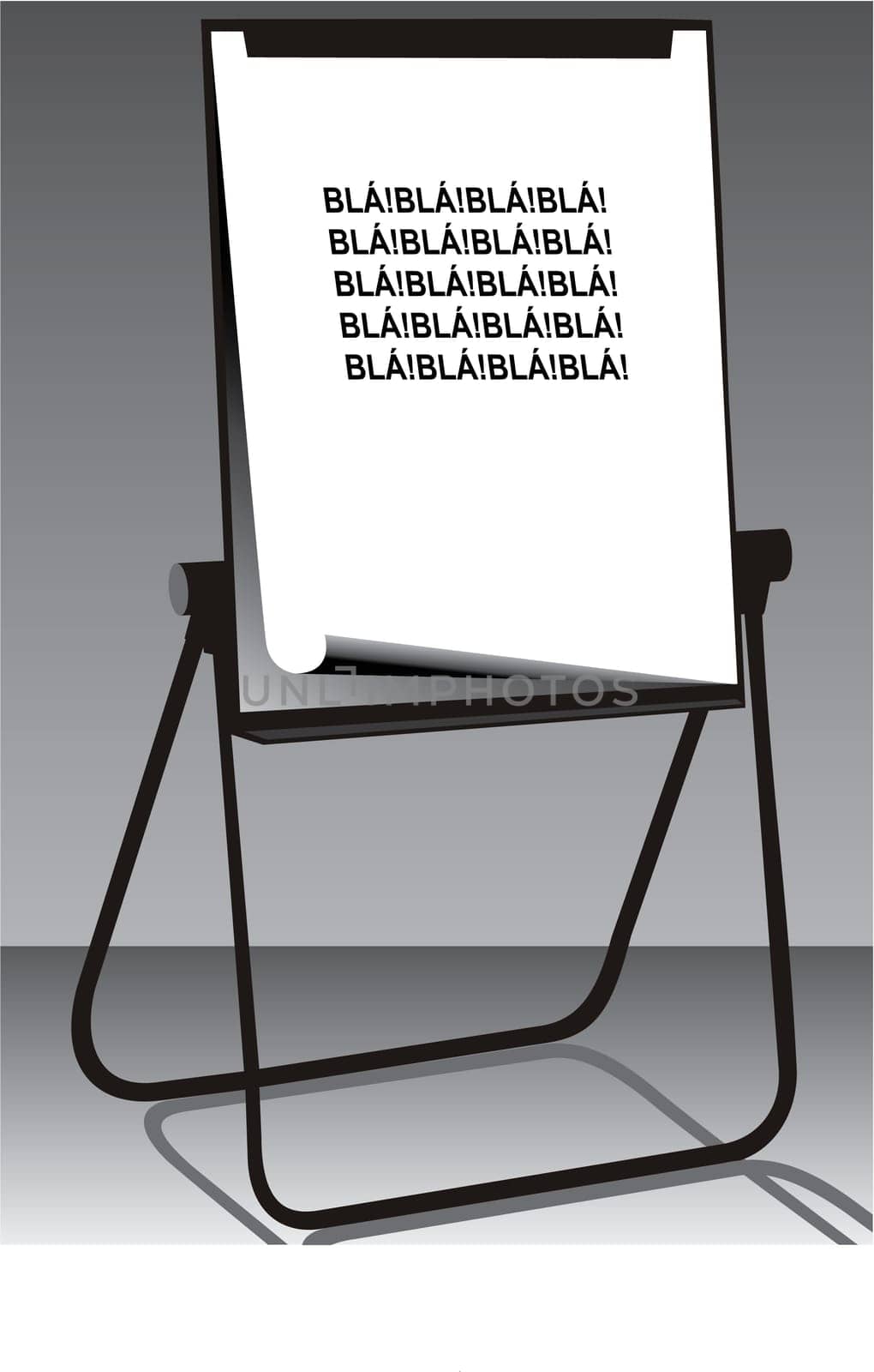 Ilustration of wite board