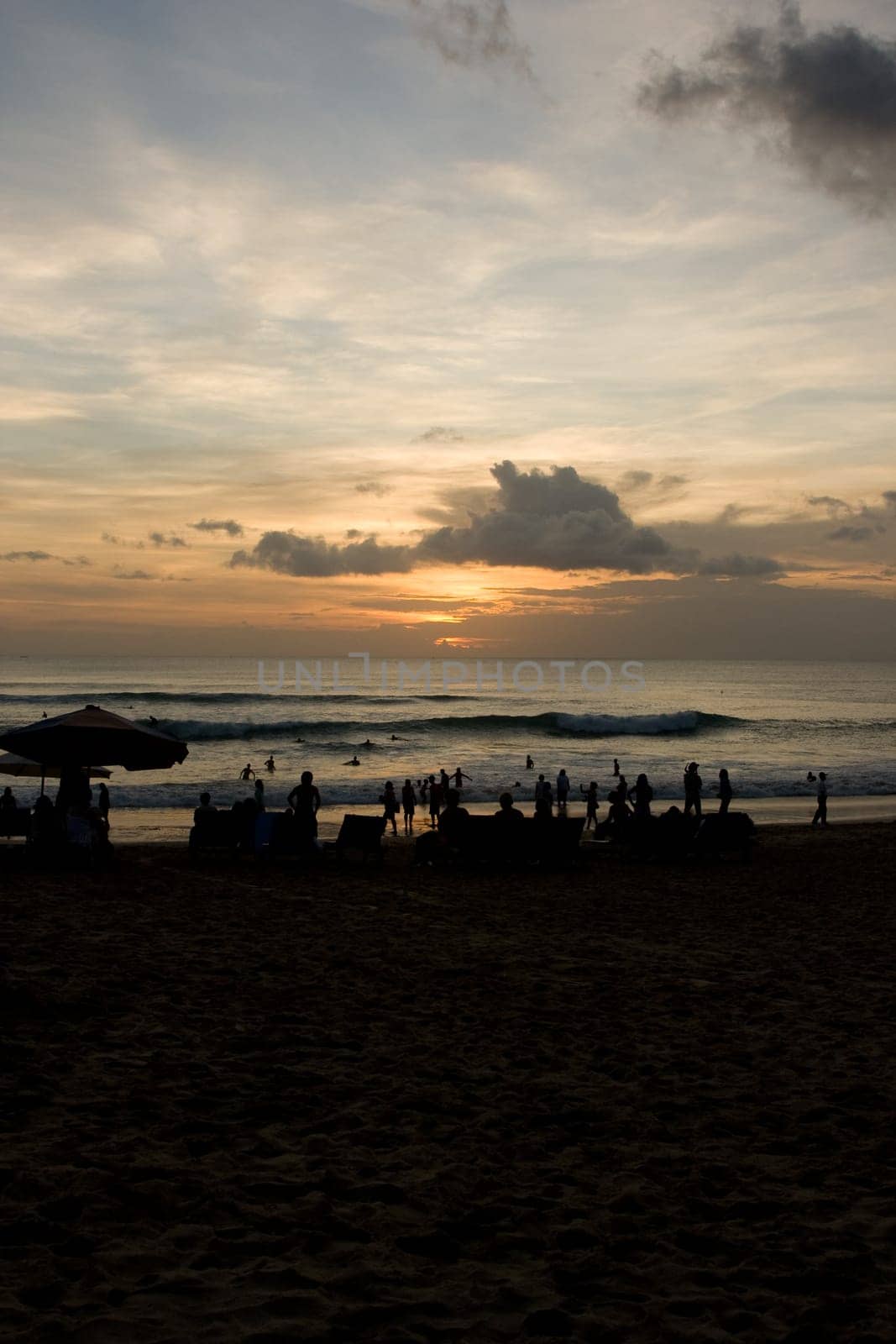 sunset taken at dreamland, bali