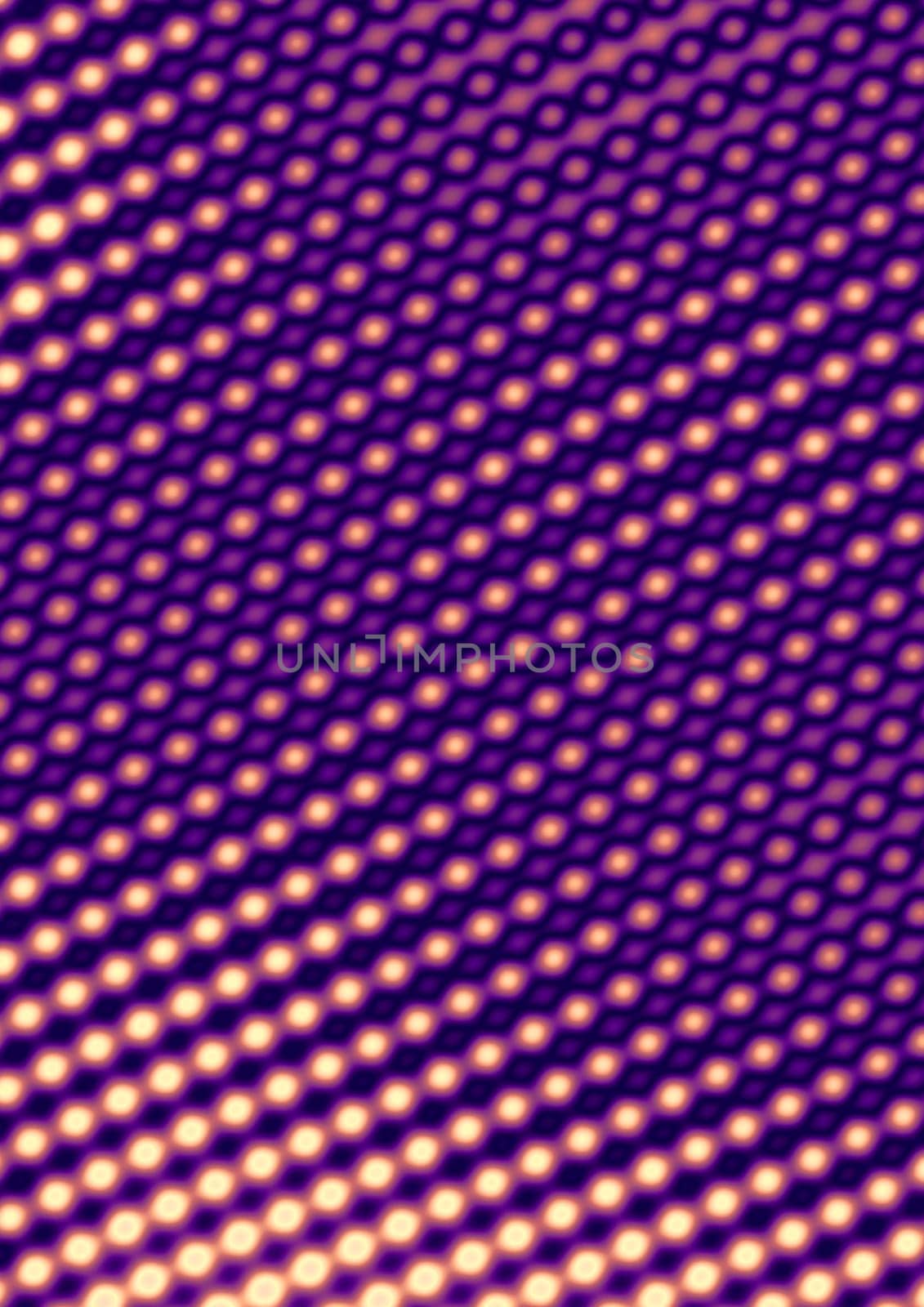 Abstract design with halftone print pattern