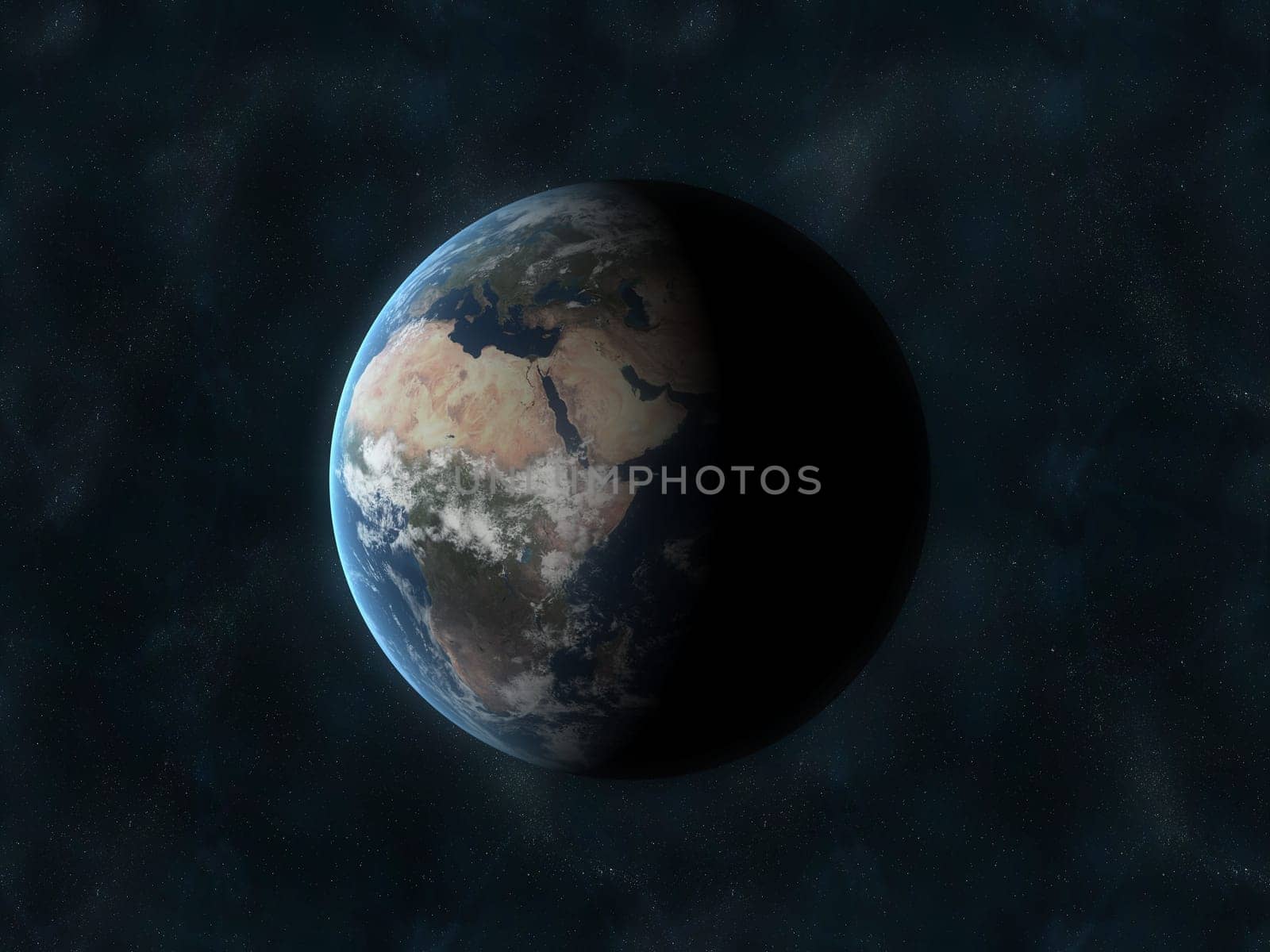 3d rendered illustration of our earth