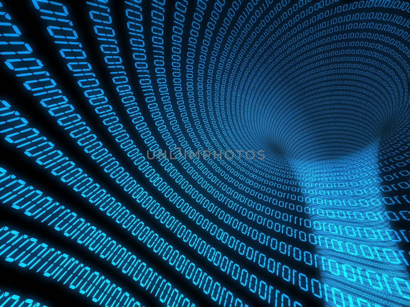 3d rendered illustration of a digital world
