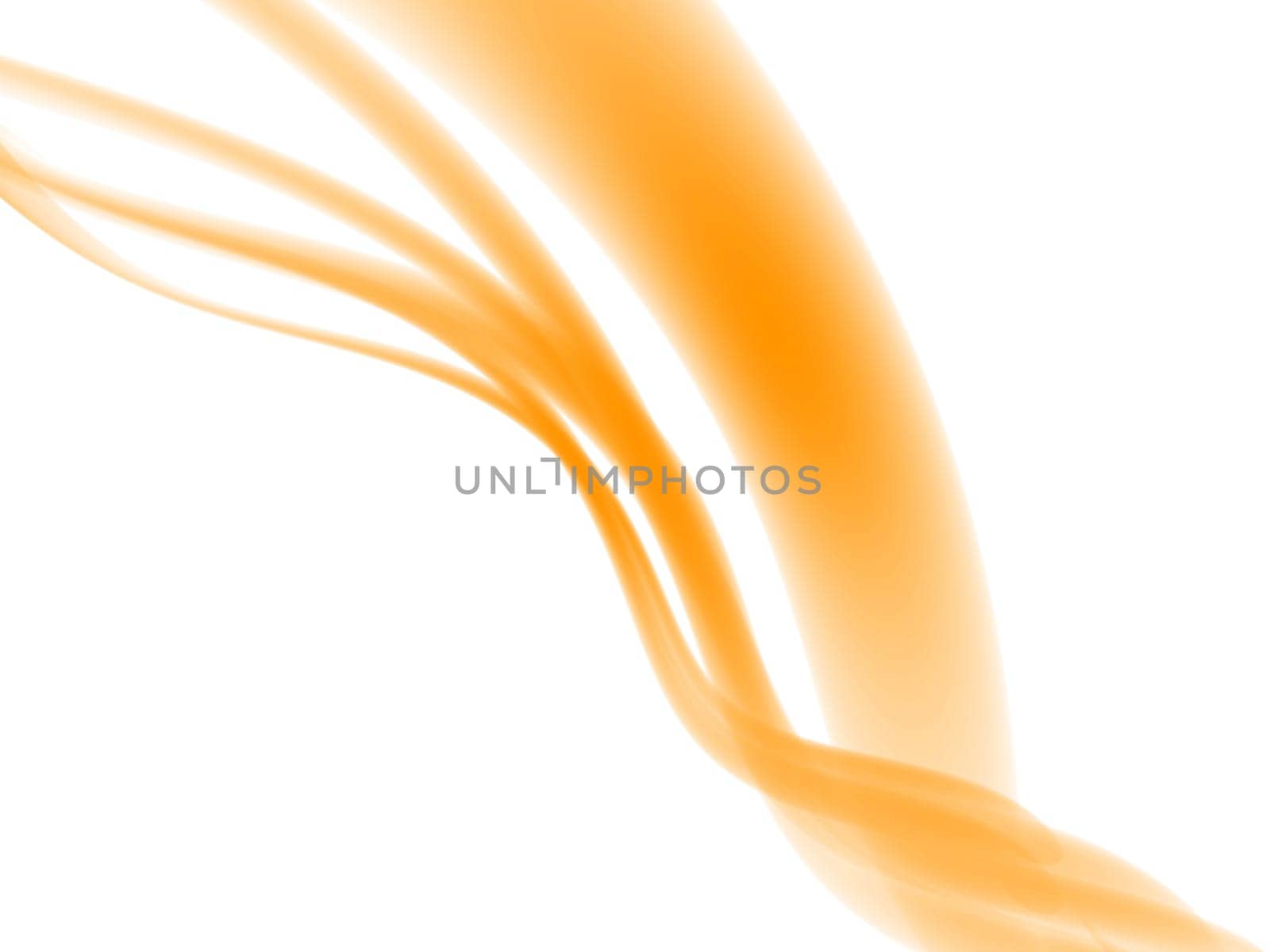 3d rendered illustration of an abstract yellow background