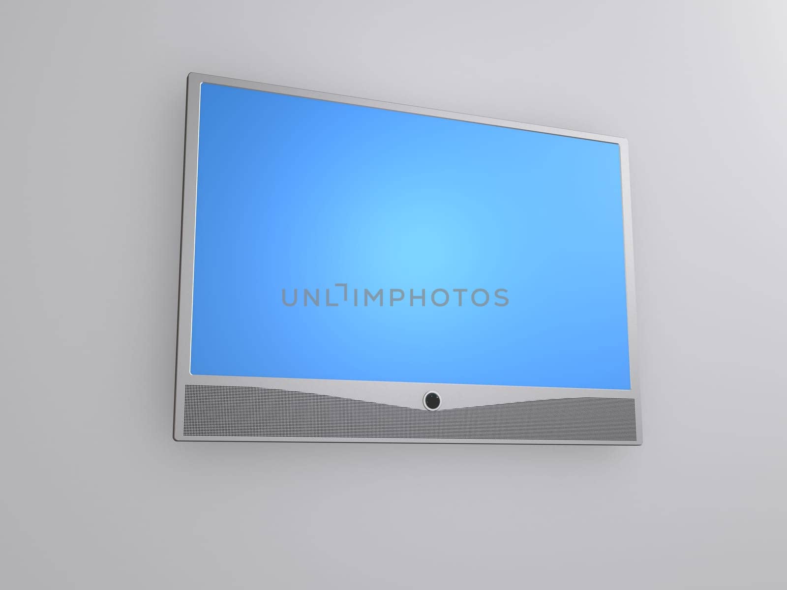 3d rendered illustration of a lcd display