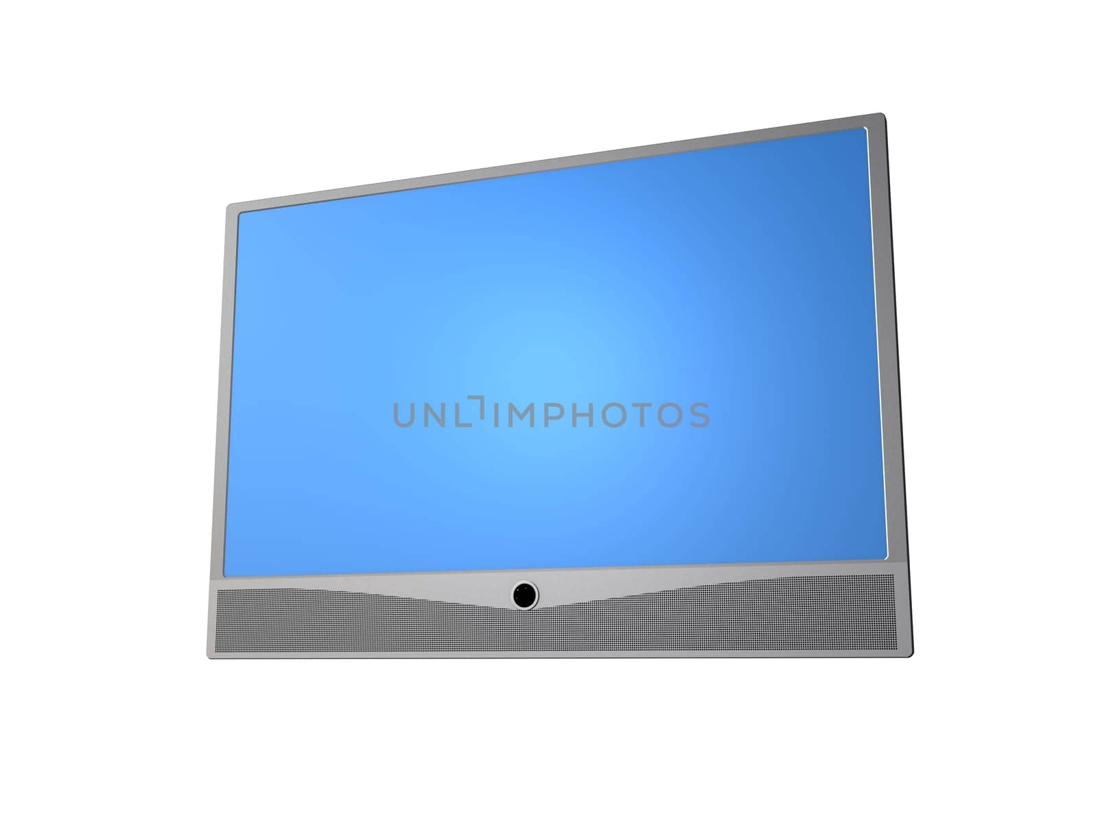 3d rendered illustration of a lcd display