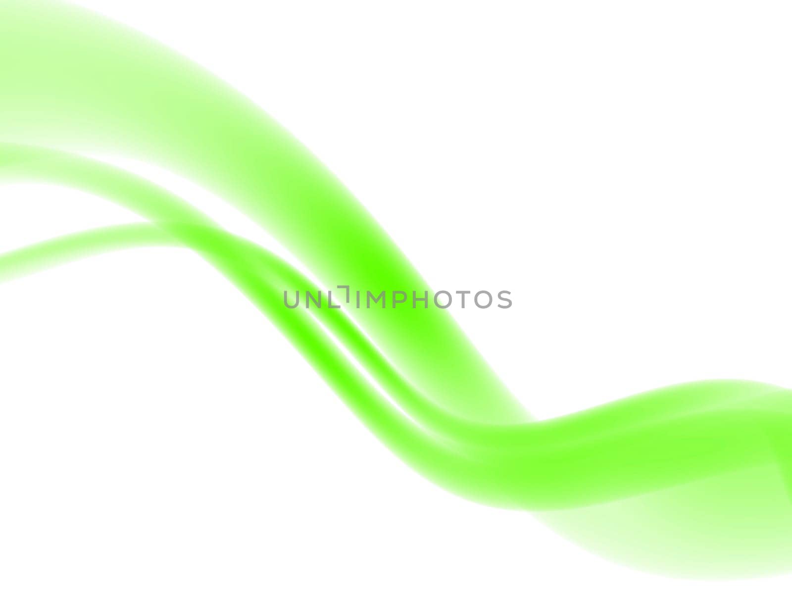 3d rendered illustration of an abstract green background
