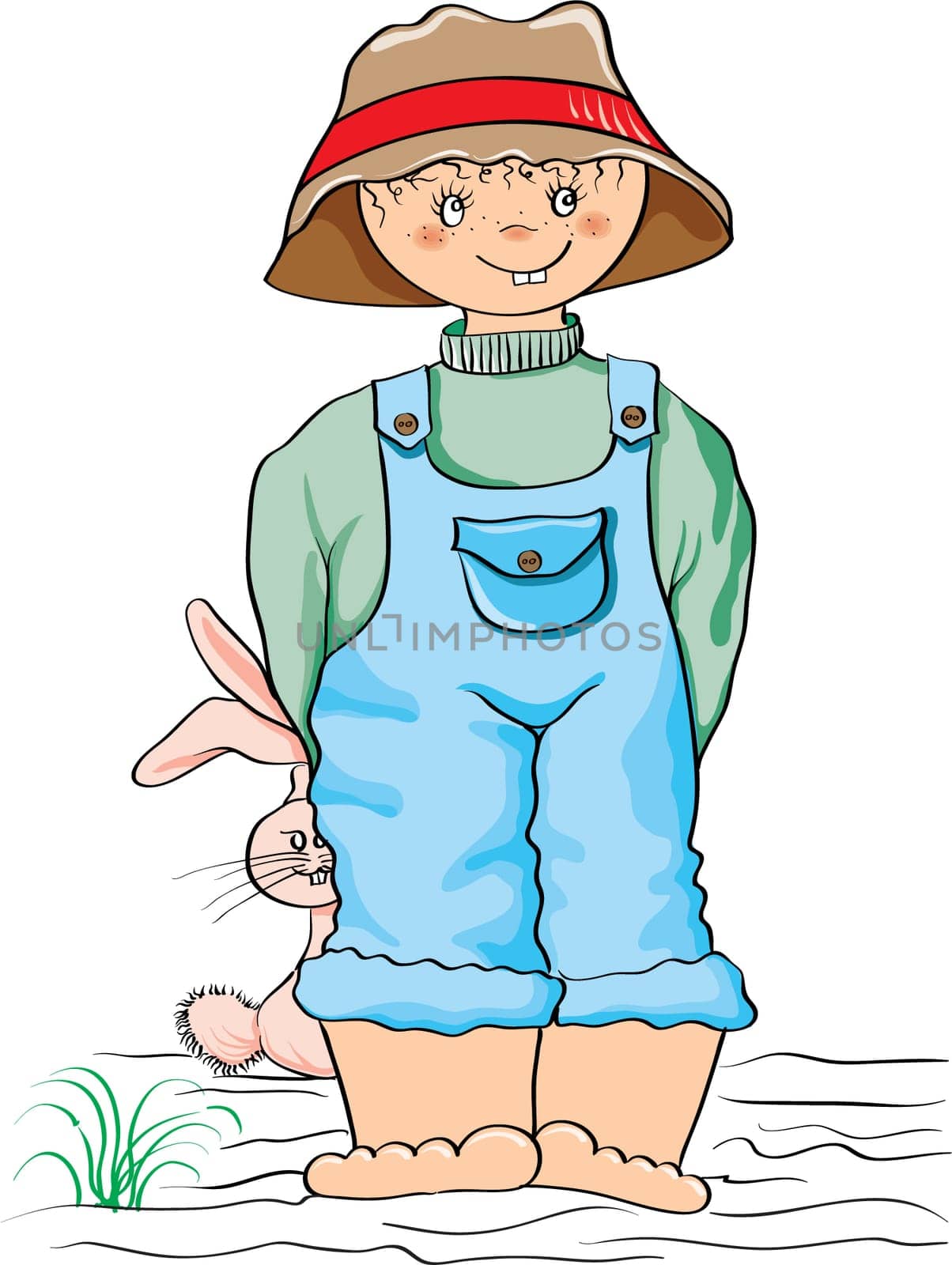 Illustration of cute boy