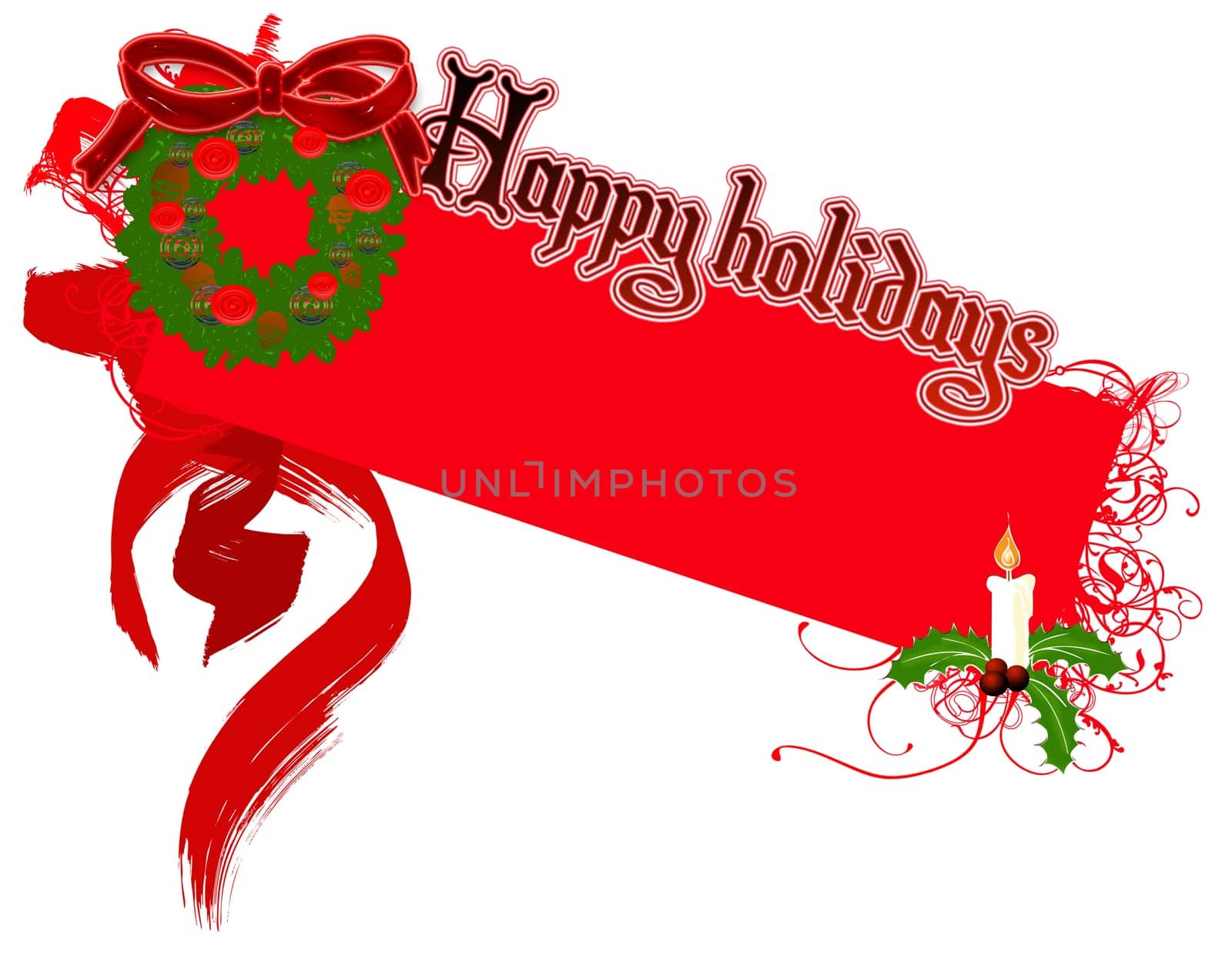 winter holiday frame for your greetings of christmas and new year eve
