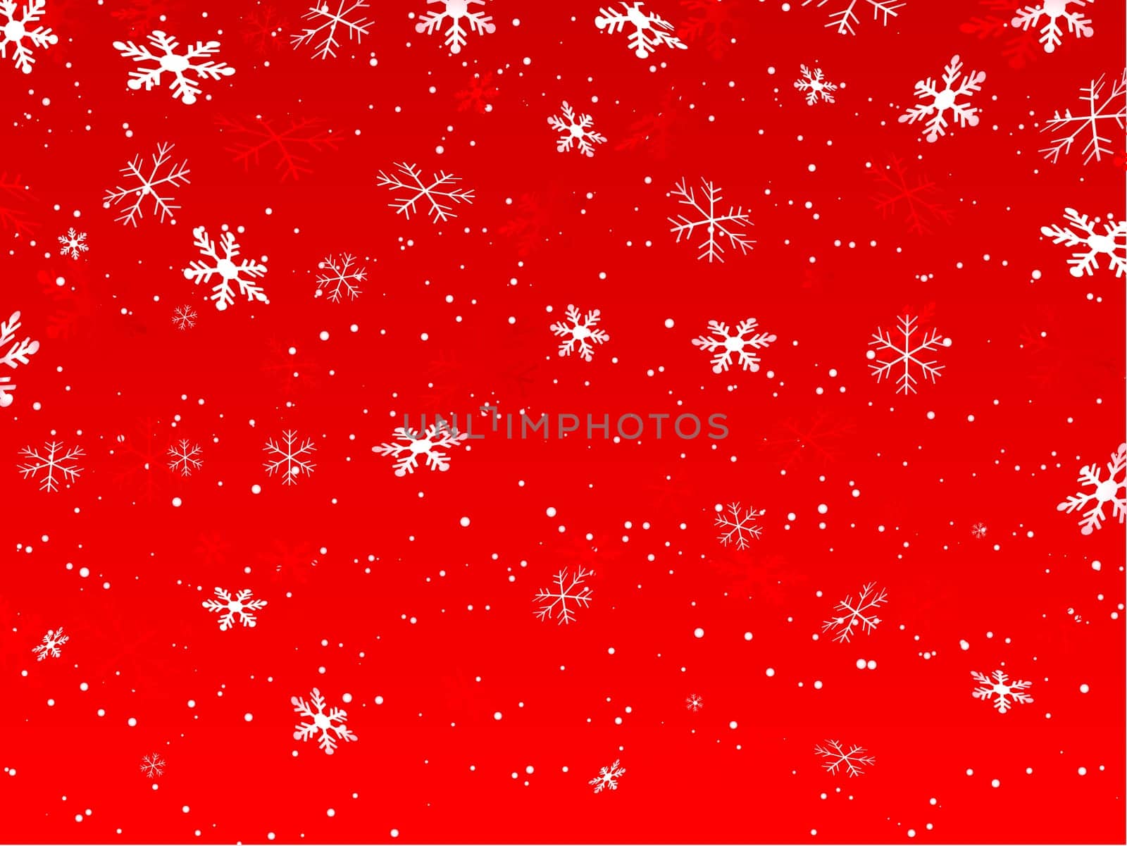 Background of falling snowflakes