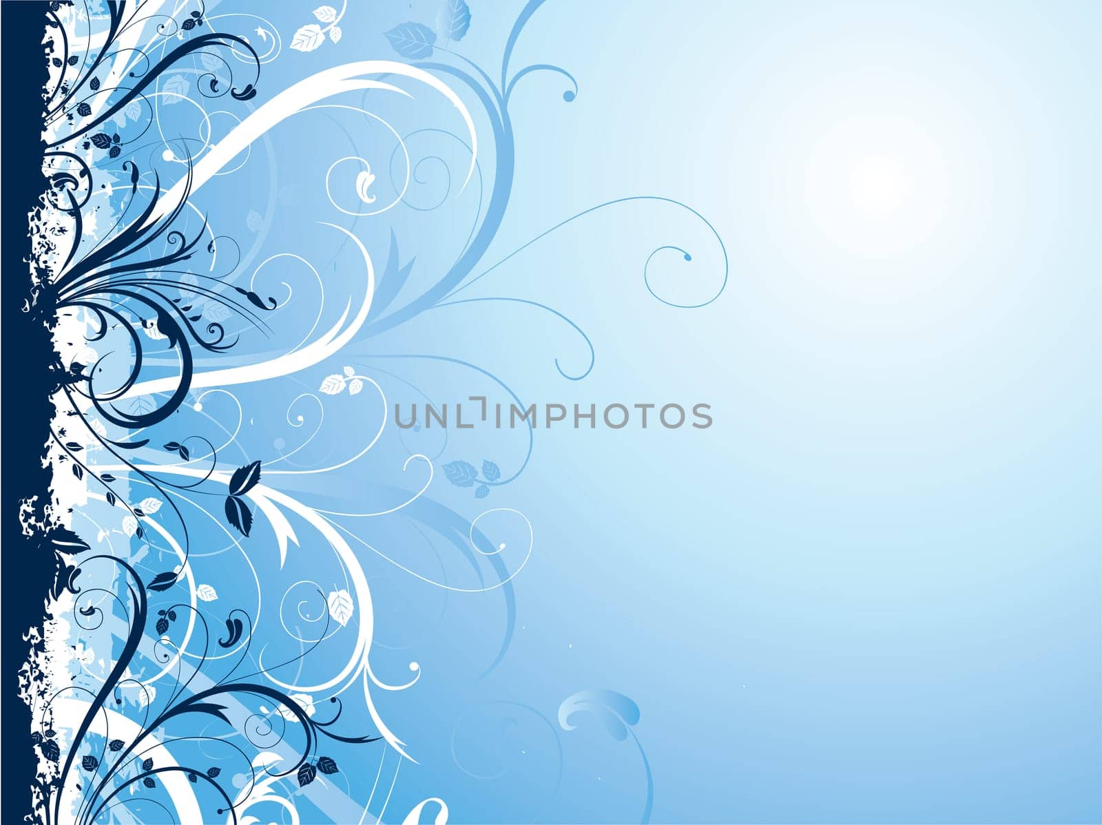 Floral grunge background
