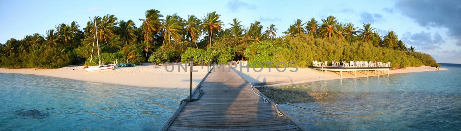 Island of Embudu in the Maldives