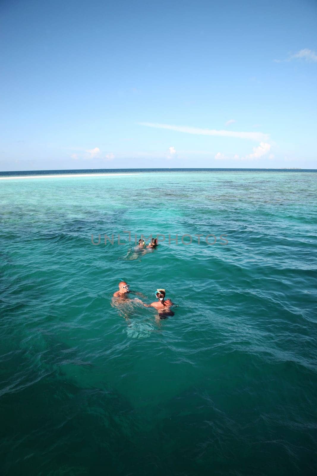 Snorkeling in the Indian ocean - Maldives