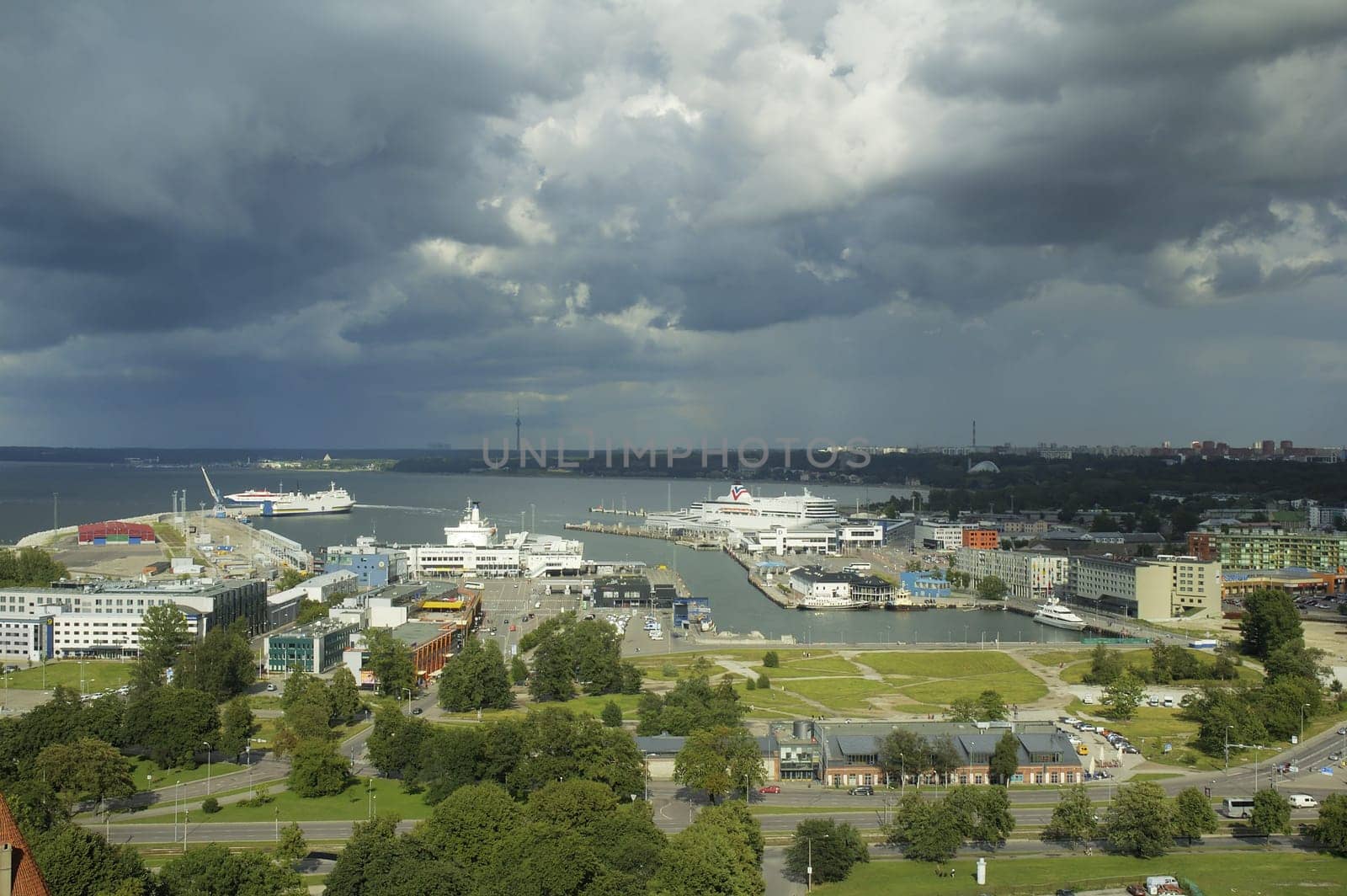 Port of Tallinn. Estonia.