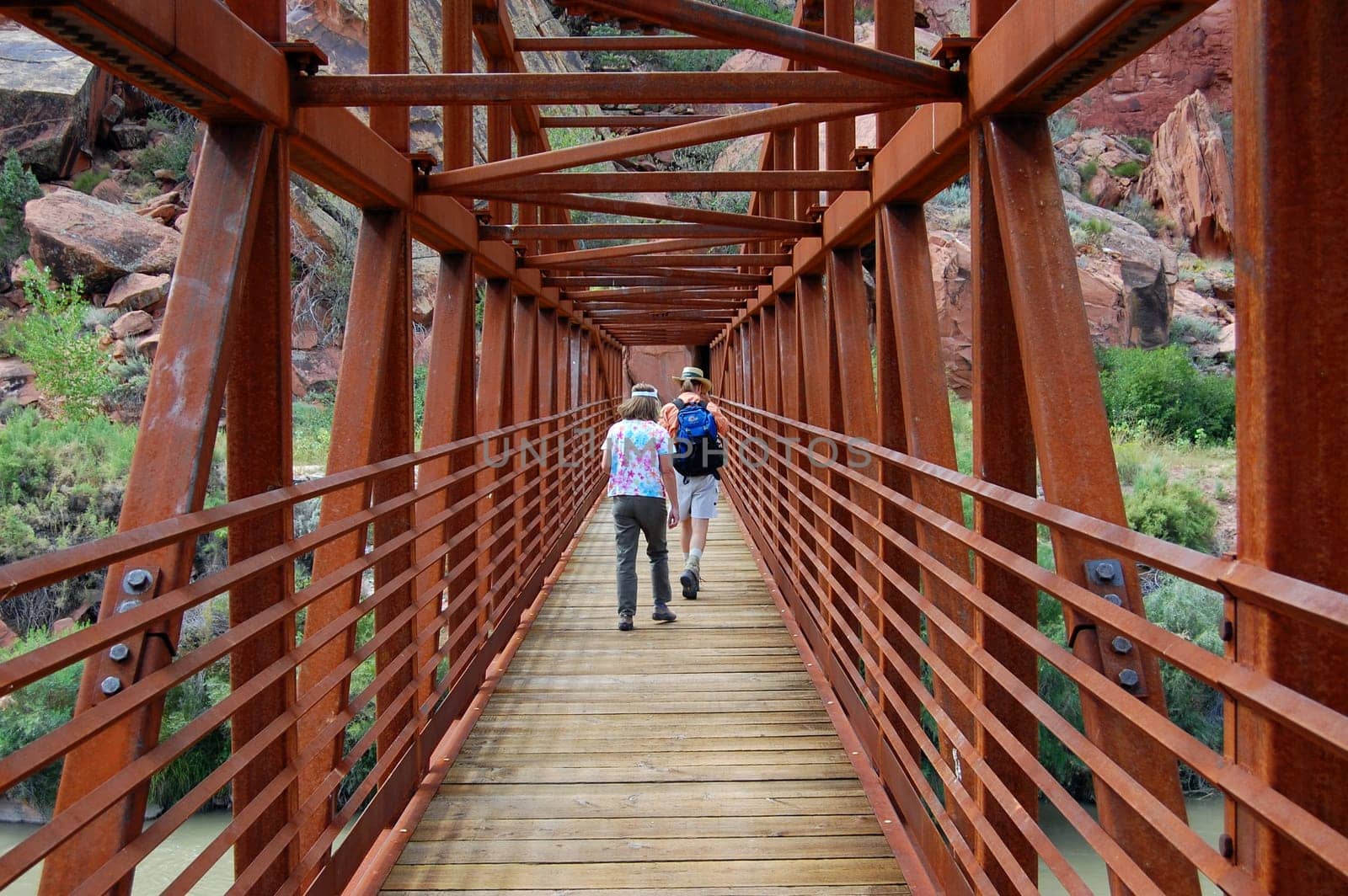 Hiking the Bridge, Domingues Canyon, Colorado