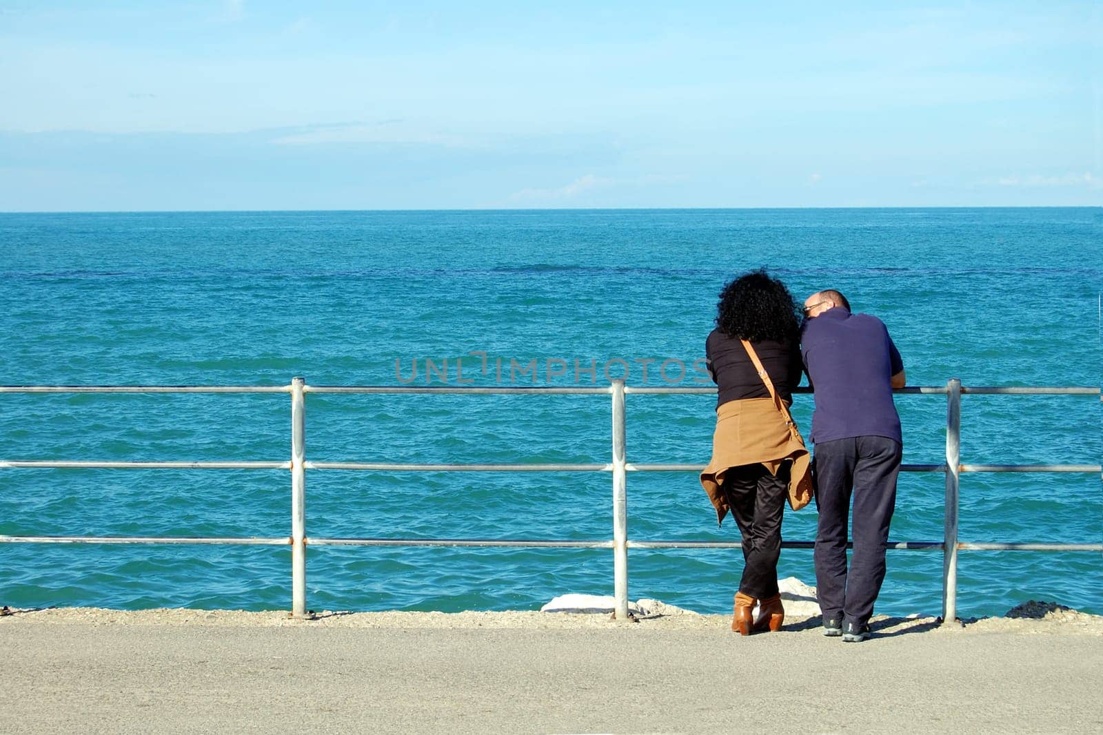 A cople by the sea
