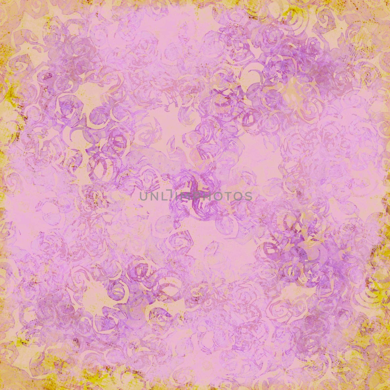 grungy, patterned stamped background, excellent texture