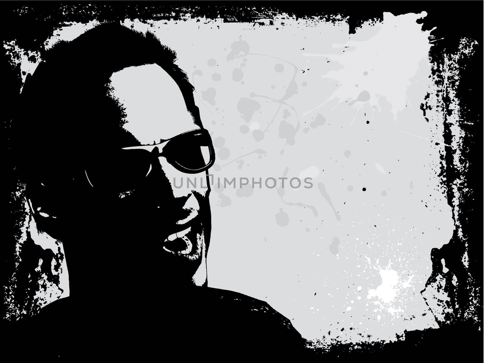 Abstract grunge male background