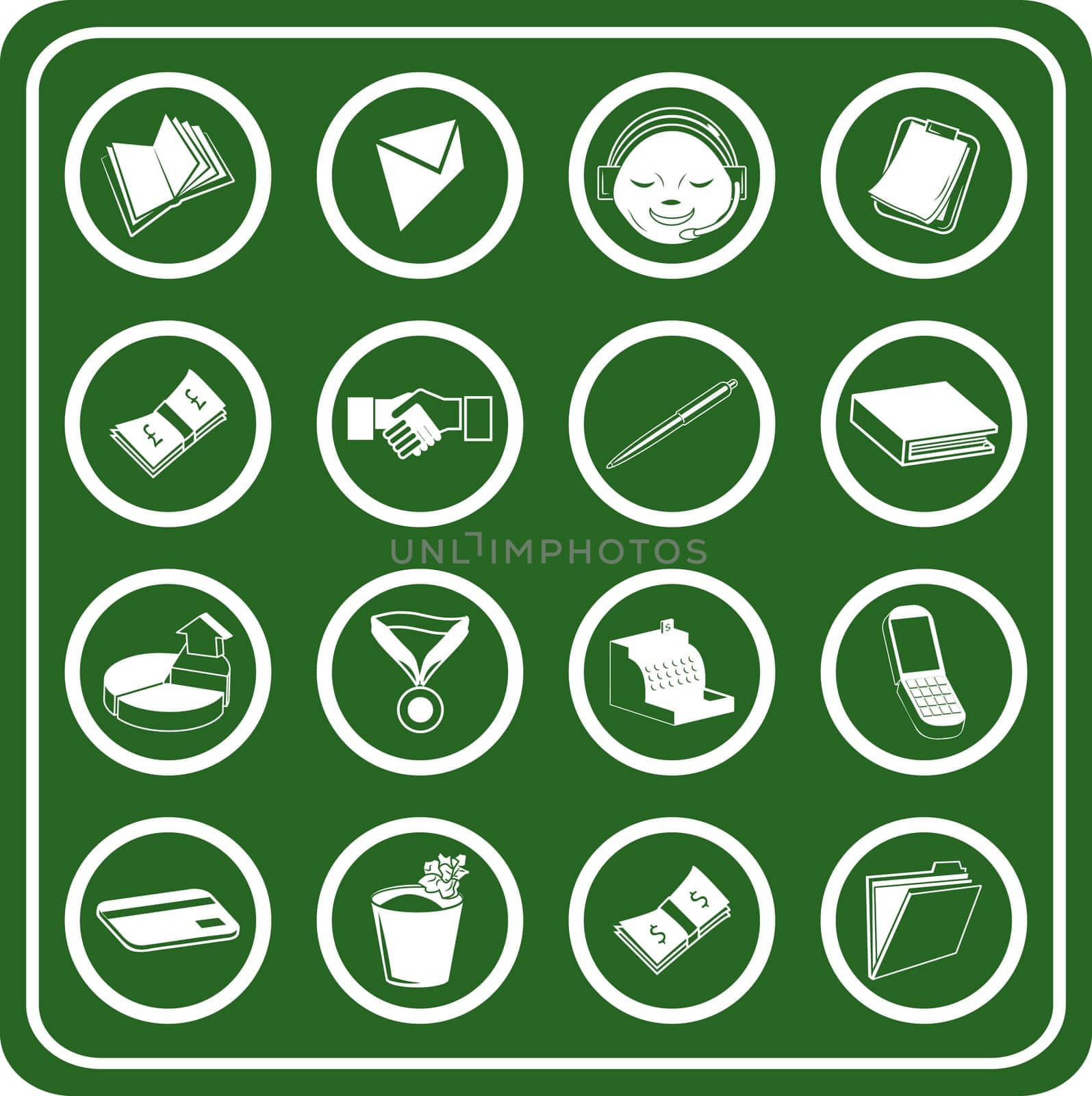 a set of  Business and office icons.