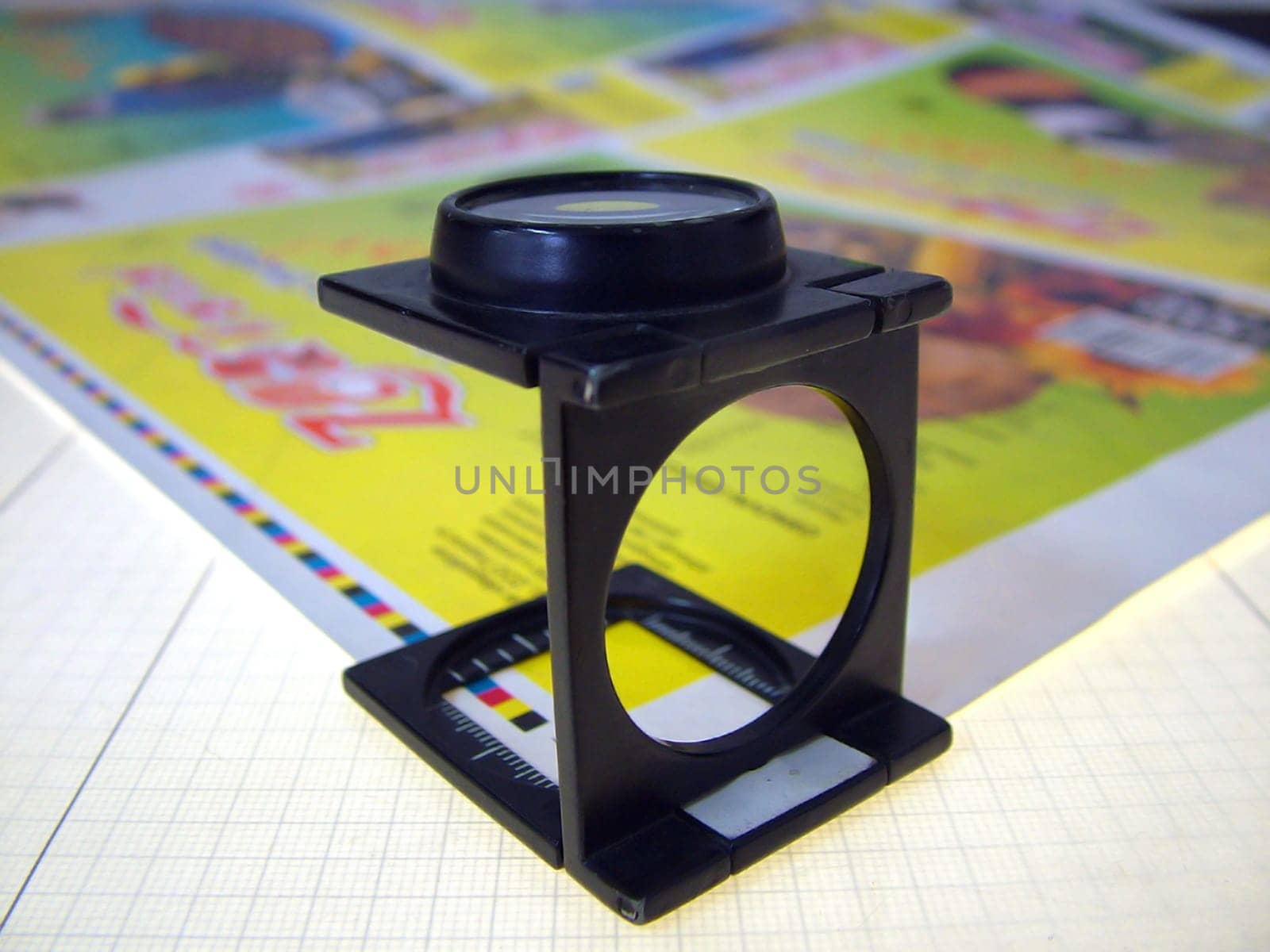 offset press magnifier