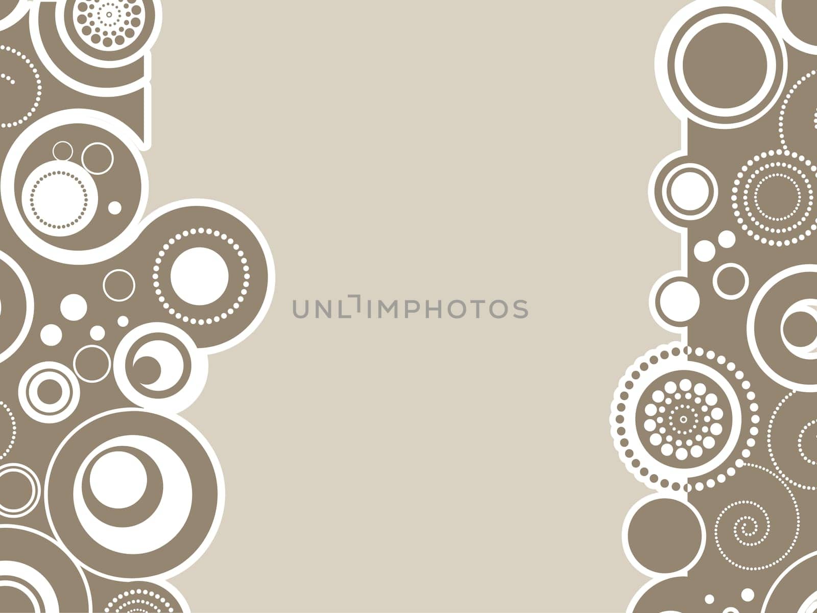 Retro styled abstract background