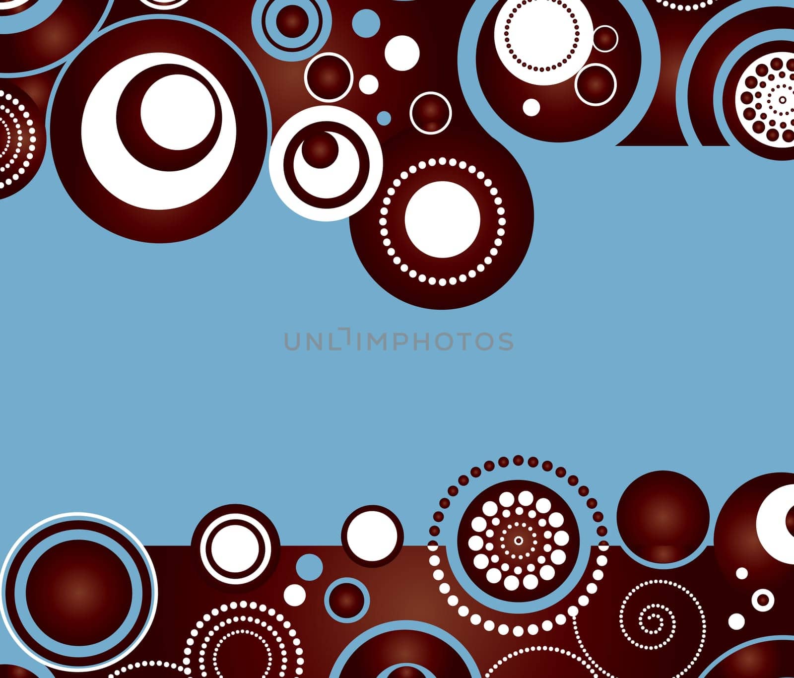 Retro styled abstract background
