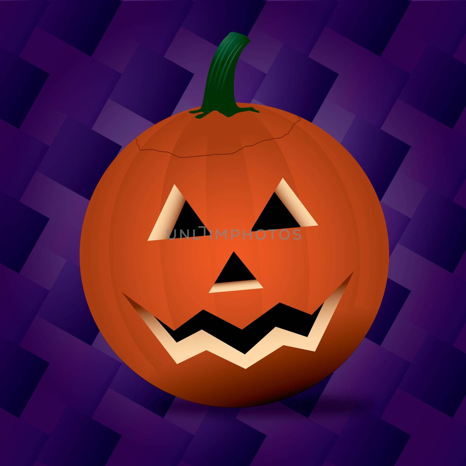 Illustration of a Halloween Pumpkin.