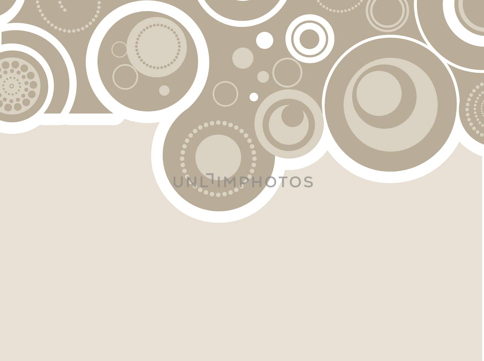 Retro styled abstract background
