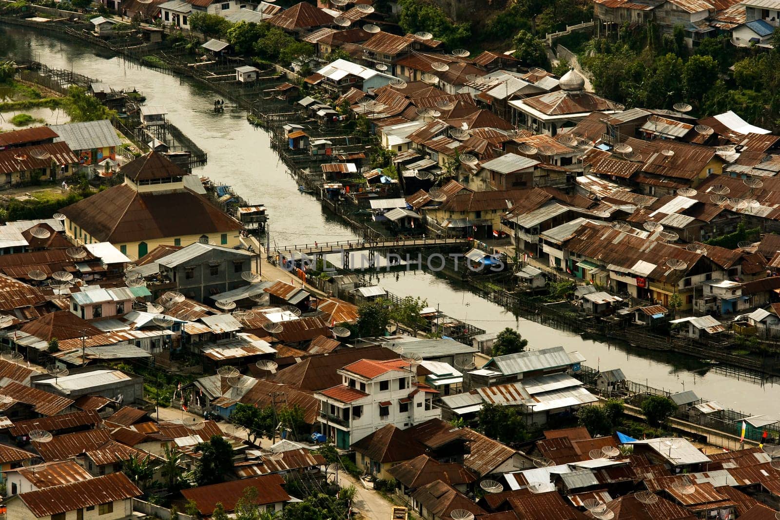 little village in aceh, takengon, indonesia